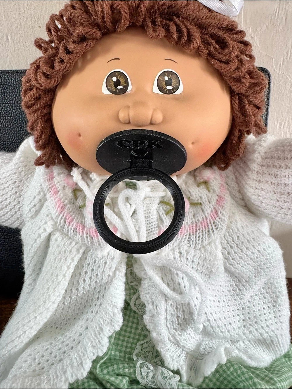 3D printed replacement pacifier for Cabbage Patch Doll - BLACK